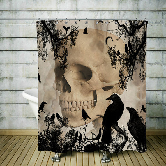 Skull Shower Curtain